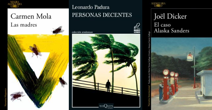Las tres novelas negras más vendidas esta semana. 12/9/22
Fuente: #CasadelLibro

1) #Lasmadres:   tidd.ly/3HeQt2m

2) #Personasdecentes:   tidd.ly/3BfVSVt

3) #ElcasoAlaskaSanders: tidd.ly/3iWsNod