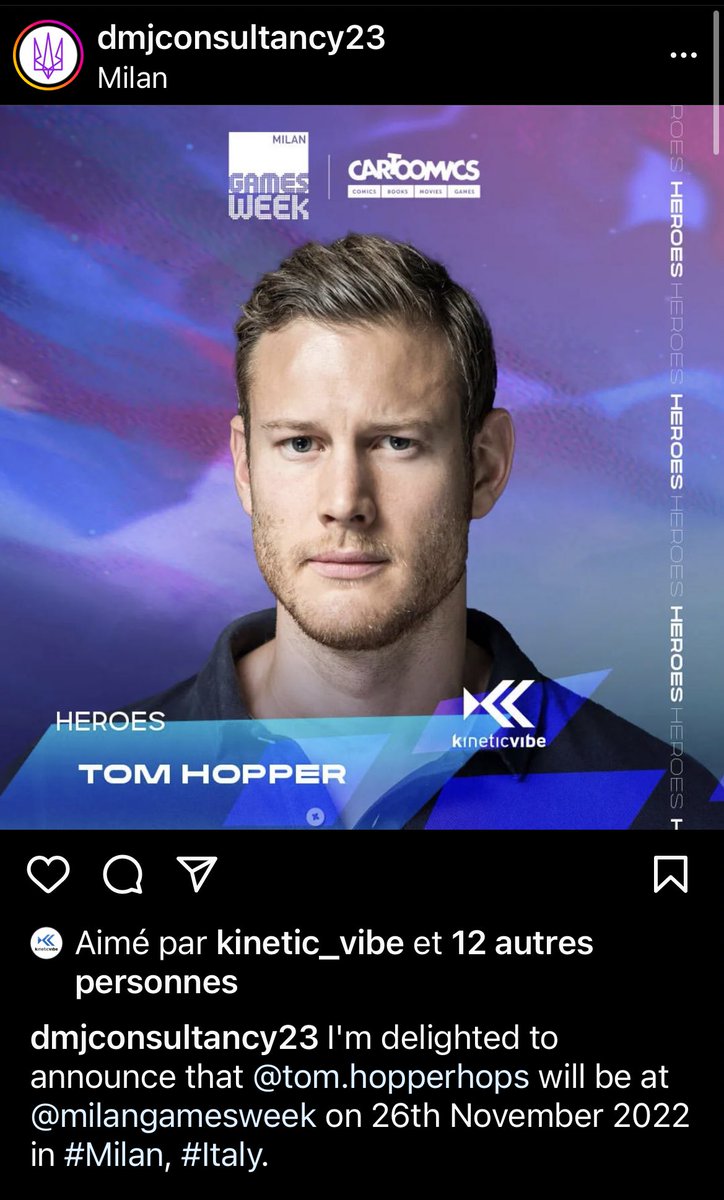 MerlinConParis's tweet photo. Tom Hopper was announced at the Milan Games Week !

Would you like to meet him in Paris ? ☺️ https://t.co/YjkoGLasVl