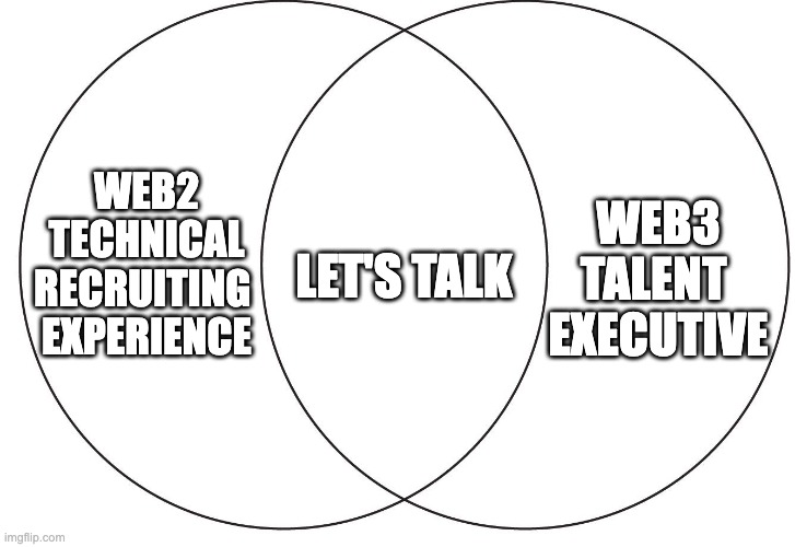 spencernoon's tweet photo. Can you please tell any high-performing web3 talent execs you know that I want to talk to them? 🤝 https://t.co/XZlIQoeYcw