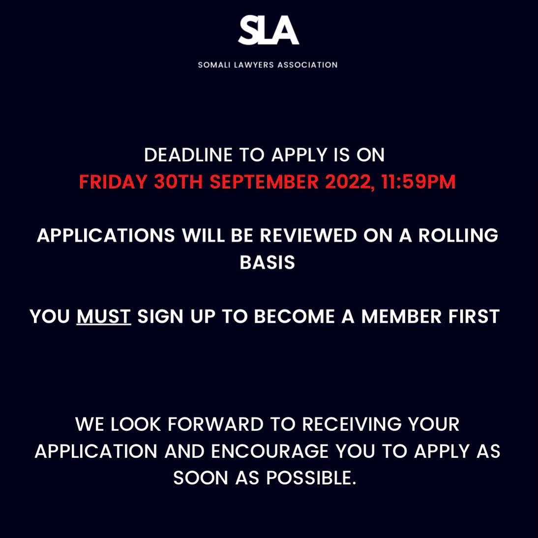 WE’RE BACK and kicking off the new academic year with the launch of our Corporate Law Programme! Applications are now LIVE.

To apply:

1. Sign up to become a member

2. Fill in the google form application 👇🏽

lnkd.in/g8hbmrpR

If you have any questions, feel free to DM us