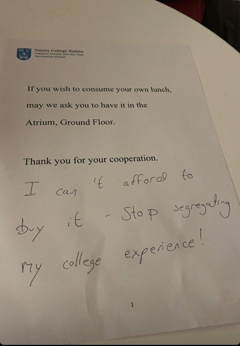 Students4Change (@s4c_group) on Twitter photo Spotted in the Buttery.
<a href="/tcddublin/">Trinity College Dublin</a> have you heard of the cost of living crisis? Spotted in the Buttery.
<a href="/tcddublin/">Trinity College Dublin</a> have you heard of the cost of living crisis?