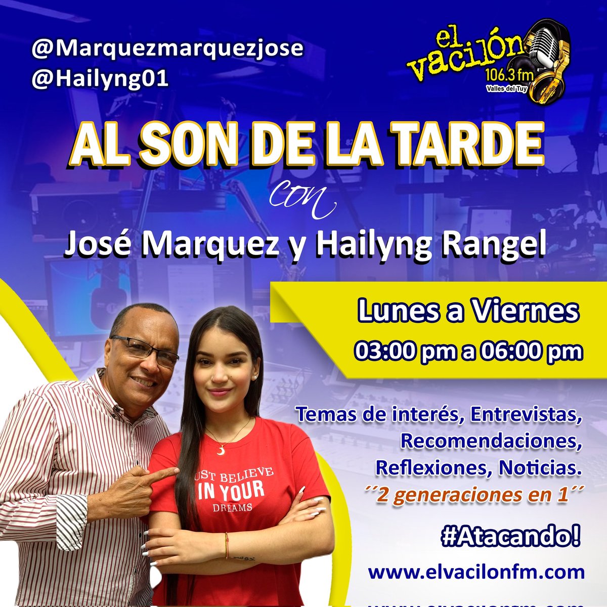 EL VACILÓN 106.3FM📻 tweet media
