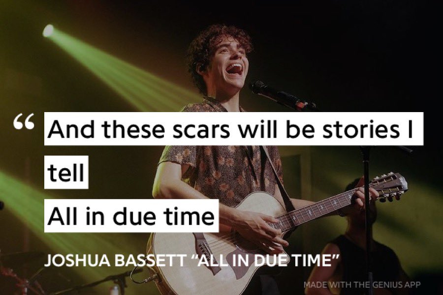 joshua bassett lyric card (@joshlyriccard) on Twitter photo 