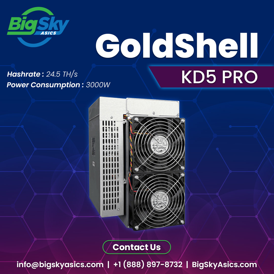 bigskyasics's tweet photo. KD5 Pro is mining Kadena algorithm at maximum hashrate of 24.5TH/s  for a power consumption of 3000W. 
Place your order to increase your income.
To Order: https://t.co/nifuTKNiYA
Chat with us: https://t.co/qENDNujQyB

#cryptomining #cryptocurrencies #cryptonews #goldshell #crypto https://t.co/JIMthWNXOS