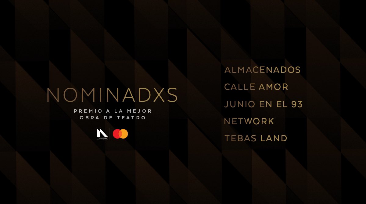 fdobonilla's tweet photo. ¡3 nominaciones para #Almacenados en @losmetromx! ¡Qué chido! https://t.co/2K9h7naEnj