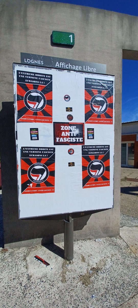 Asso_Antifa77's tweet photo. Nouvelle sortie collage aujourd'hui.
Face à l'extrême droite, face aux réactionnaires la seule solution tenir le terrain.
Matériel disponible ici https://t.co/YqgamDxUzk
#77antifa #afa77 #antifa https://t.co/2yZkSZhYUg