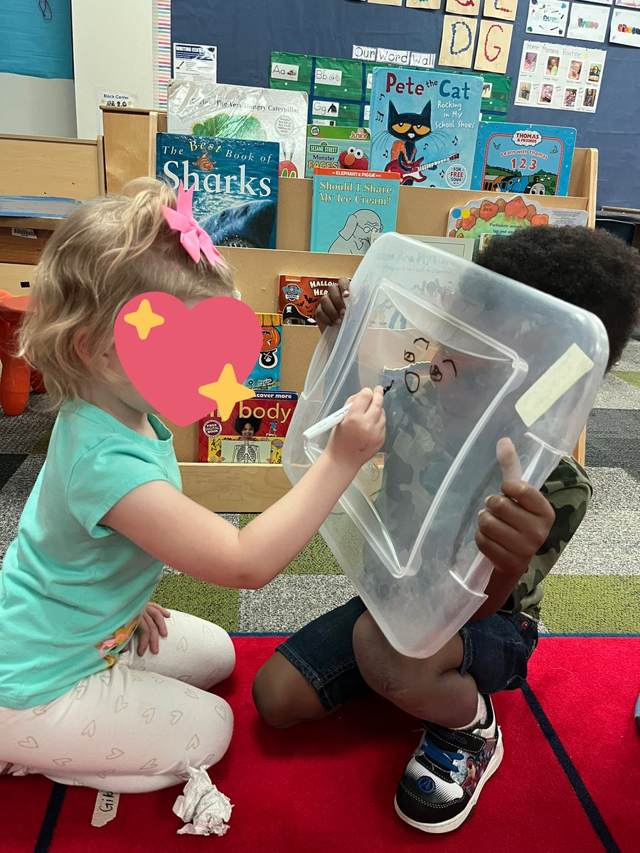 Pre-K is hard at work noticing what different feelings can look like on our faces. We are learning all feelings are okay, what our body/face might look like when we are experiencing feelings, and how we can handle them. This learning is SO powerful! <a href="/BluebonnetRRISD/">BluebonnetElementary</a> <a href="/RRISDPK/">RRISD Prekindergarten</a>