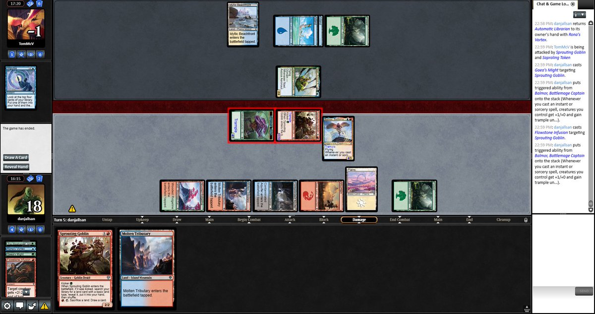 infestedMTG's tweet image. and again. man this deck was so sweet