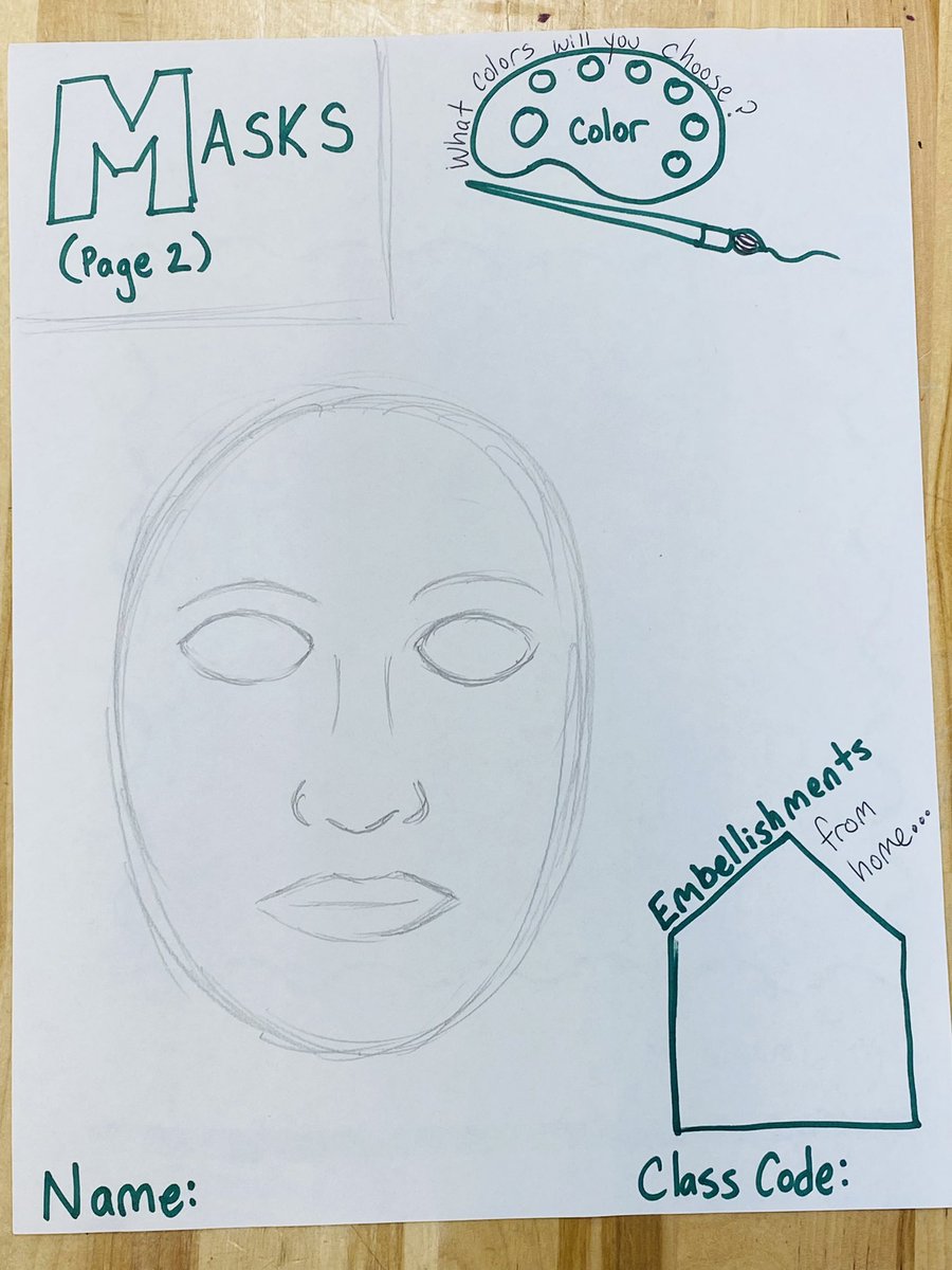 mrs_pickron's tweet photo. Getting excited for our 5th grade identity unit! Spent some time after school considering how much it can get our young people to consider and represent various parts of their identity. #ThinkSheet #PreAssessment #Planning #Plaster #Masks https://t.co/MVufuEK1JW