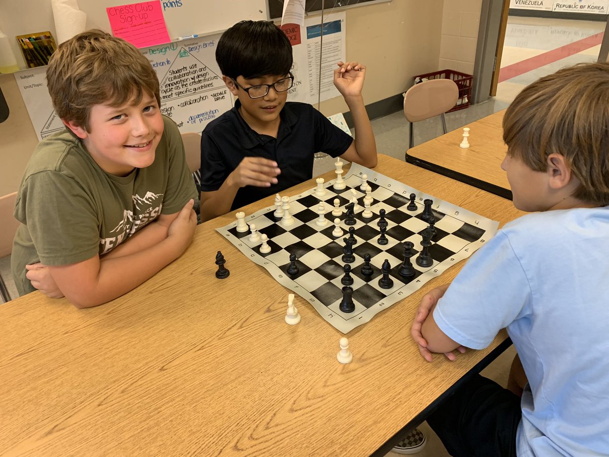 jamieldbrock's tweet photo. Chess Club and Creative Writing  started today after school! Join us next  Monday until 3:25! https://t.co/fQFskqy4mC