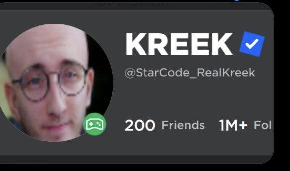 RobloxNews____'s tweet image. Verification Checkmarks are automatically rolling out to notable devs and creators right now.
Kreekcraft is officially First to get Roblox verified. 