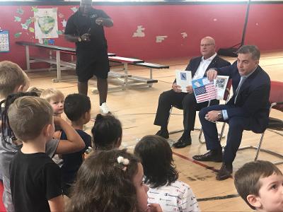 <a href="/Mission_Ready/">Mission: Readiness</a> OH thanks <a href="/RepMikeCarey/">Congressman Mike Carey</a> for participating in our Brass in the Class preschool reading event.  Early learning builds a strong nation.  <a href="/fightcrime_oh/">Fight Crime: Invest in Kids Ohio</a> <a href="/ReadyNation_OH/">ReadyNation Ohio</a> <a href="/strongnationUSA/">Council for a Strong America</a>