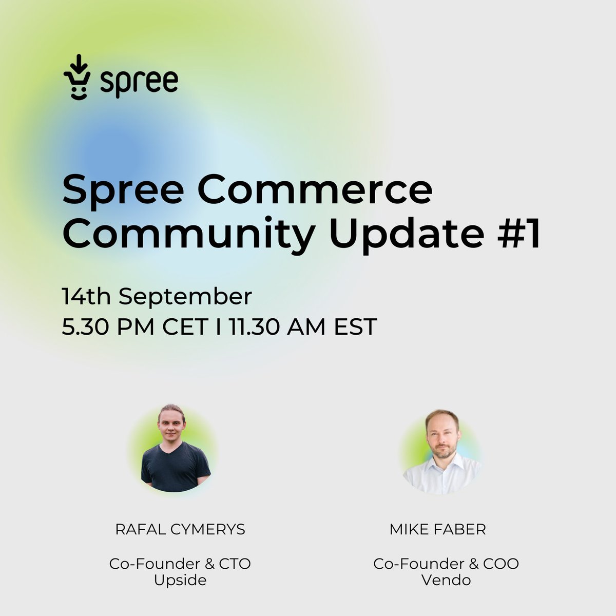 Welcome to the Open-Source! 

Save the date for <a href="/spreecommerce/">Spree Commerce</a>  Community Update hosted by <a href="/UpsideLab/">Upside</a> 

Book your spot: hopin.com/events/spree-c…