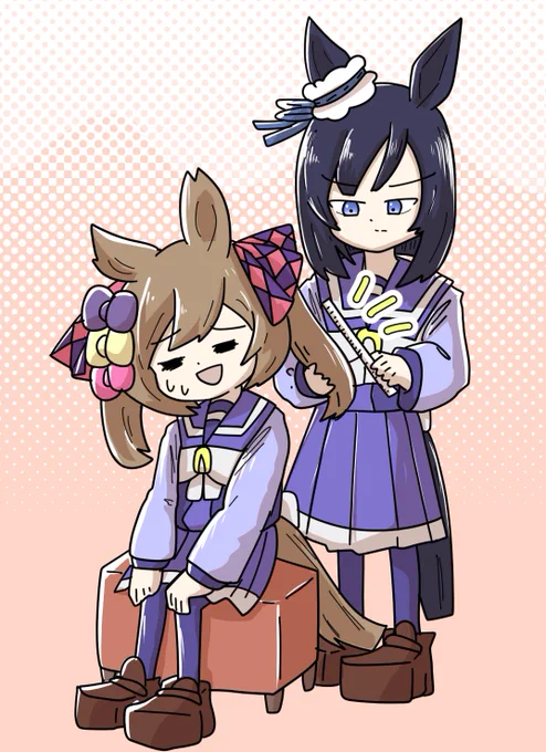 #ひとくちファル子 #ウマ娘 #スマートファルコン #エイシンフラッシュ 