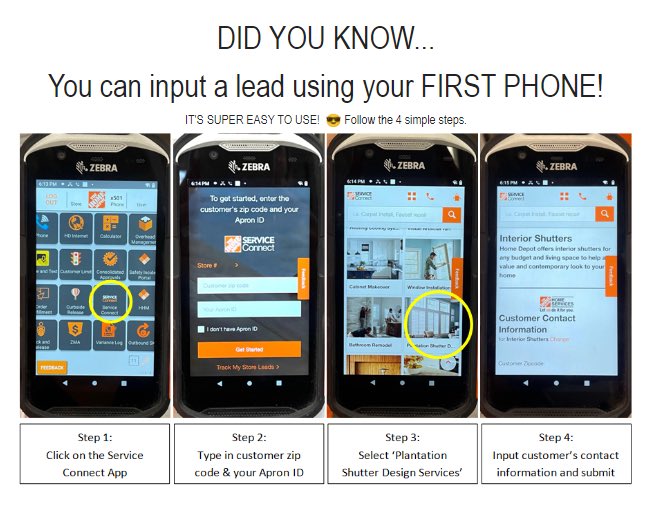 Melissa Guerra (@msmelissaguerra) on Twitter photo ๐Hi Home Depot!๐
We know not everyone has access to a computer when trying to submit a lead.
Hereโs a solution: your FIRST PHONE!
Itโs FAST & SUPER EASY! ๐
Take a look below! ๐ฒ
Retweet this post to share the news!
<a href="/HomeDepot/">The Home Depot</a> ๐Hi Home Depot!๐
We know not everyone has access to a computer when trying to submit a lead.
Hereโs a solution: your FIRST PHONE!
Itโs FAST & SUPER EASY! ๐
Take a look below! ๐ฒ
Retweet this post to share the news!
<a href="/HomeDepot/">The Home Depot</a>