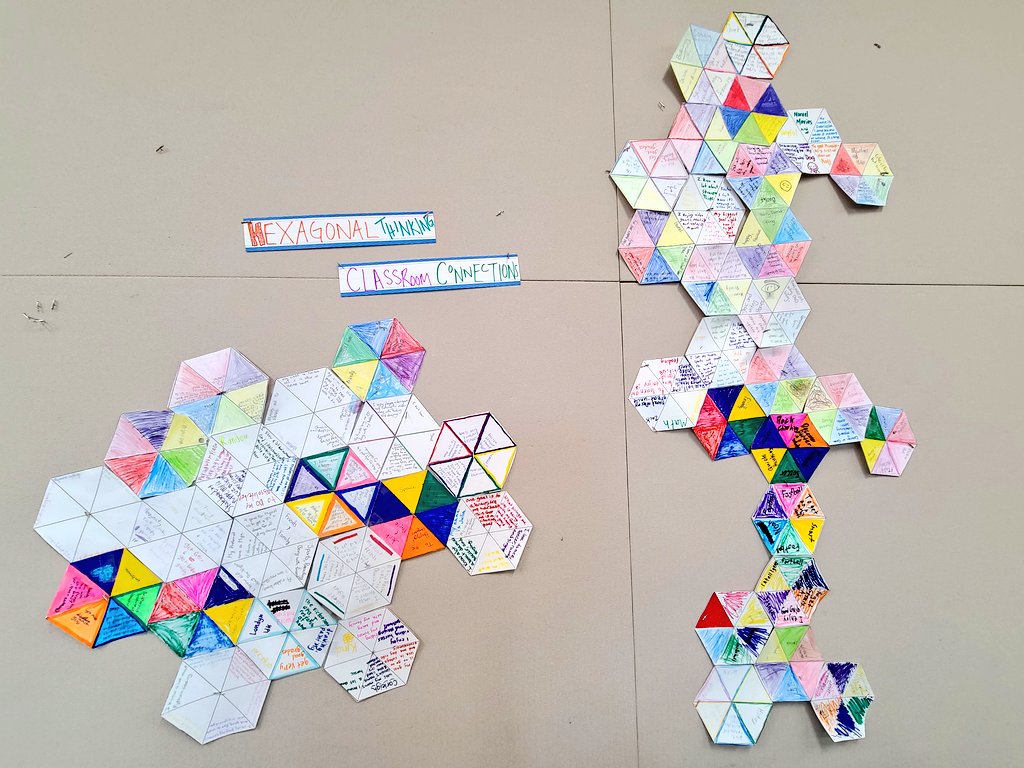 Jessie Comba (she/her) (@jessiecomba) on Twitter photo Last week was a great start to school <a href="/BrickellAcademy/">Old Donation School</a>, but I was too tired at night to post. So here are some exciting things that happened last week: rainbows 🌈 and student connections via hexagonal thinking! #ODS Last week was a great start to school <a href="/BrickellAcademy/">Old Donation School</a>, but I was too tired at night to post. So here are some exciting things that happened last week: rainbows 🌈 and student connections via hexagonal thinking! #ODS