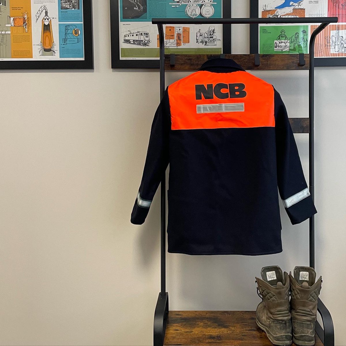 LimitedGeol's tweet photo. Our new #ppe has arrived😉🦺😍
#coalmining #coal #ncb #history #northeast #mining #oldschool #donkeyjacket #winterjacket #memorabilia #collectable #originals https://t.co/0wCcVJ52m9