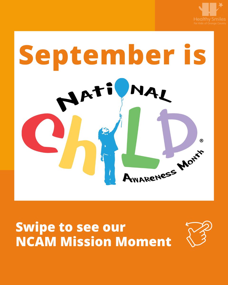 HealthySmilesOC's tweet photo. September is @Kids_Charity 'National Child Awareness Month' (NCAM). Check out our latest NCAM Mission Moment from our team member Jazmin Ayala at Centralia Elementary School District. Learn more about NCAM and all we do on our website https://t.co/jeAd4EB4J4 https://t.co/Nhjl2w45W4