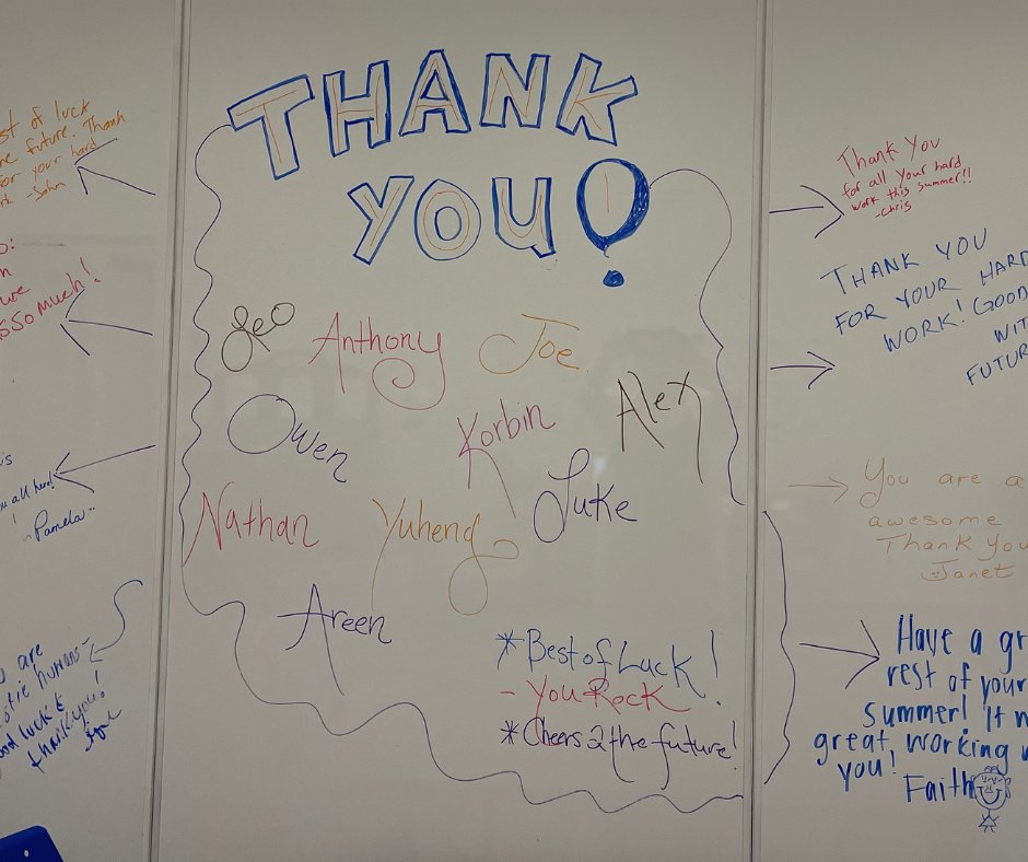 THANK YOU to all of our summer students, that have returned to school. Their contributions to the 3D Build, our donors, volunteers, and helping make the ReStore a success did not go unnoticed. #summerstudents #restore #habitatwindsor #donors #volunteers