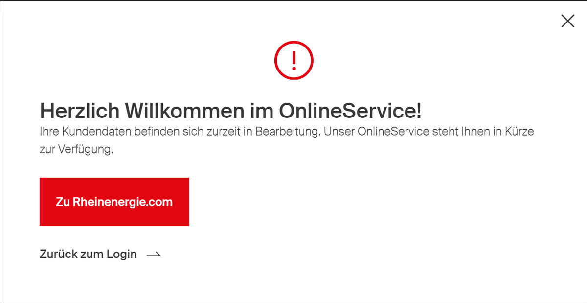 El_Bendre's tweet photo. @RheinEnergie, seit so circa einem Monat kann ich mich nicht mehr bei euch einloggen. Meine Hoffnung auf "in Kürze" ist verflogen. Helft ihr mir? https://t.co/Xq0AL0yAY9