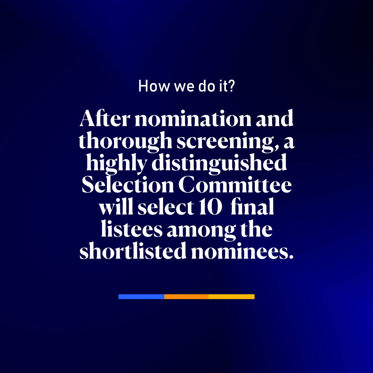 We are proud to call for nominations for the "10 on 10" list of "10 Most Visionary Alumni of IIT Hyderabad"

How do I nominate? 
Self Nomination- forms.gle/DJwETp92tKGQRe…
Peer Nomination- forms.gle/fWzy2BTGYbKpzr…

Looking forward to your nominations!
#futureleaders #iitians #IITHAA