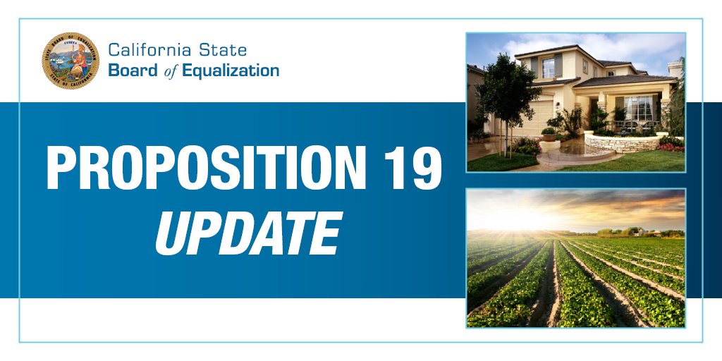 CA_BOE_News's tweet photo. #CABOE recently updated its #Prop19 webpage to include a #Prop19 Filing Requirements Checklist. It provides the type of relief, form(s) to file, the name of form(s), and filing deadlines. More information is available at https://t.co/wJ4cL5LKaO. https://t.co/1dBXCTIonh