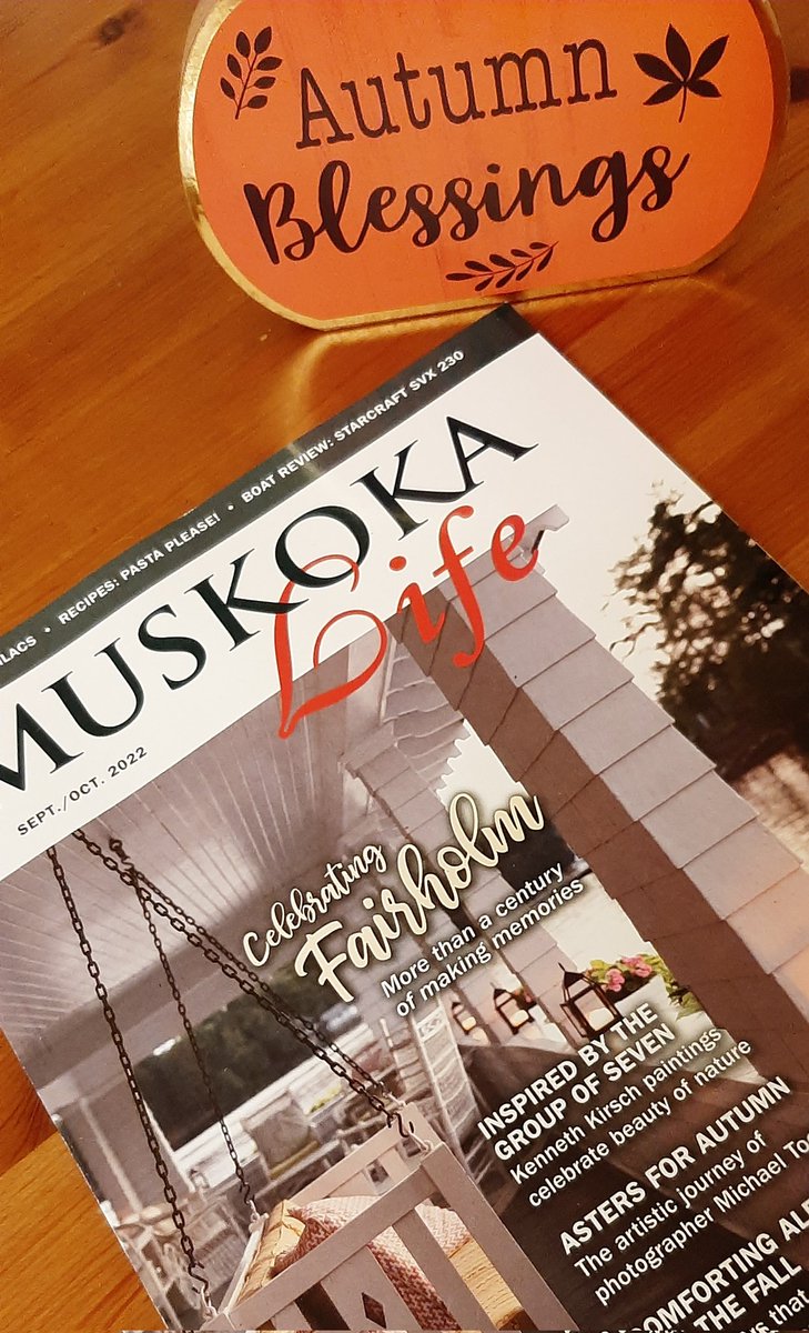 Check out the Fall edition of <a href="/muskokalifemag/">Muskoka Life</a>. I contributed articles on the annual Thanksgiving Open House at <a href="/mlmuseum/">Muskoka Lakes Museum</a>; the early #Muskoka love affair with coffee; &amp; places in the region with evocative names hinting at something mysterious &amp; dark #Autumn <a href="/JWMarriott/">JW Marriott Hotels</a> #cottaging