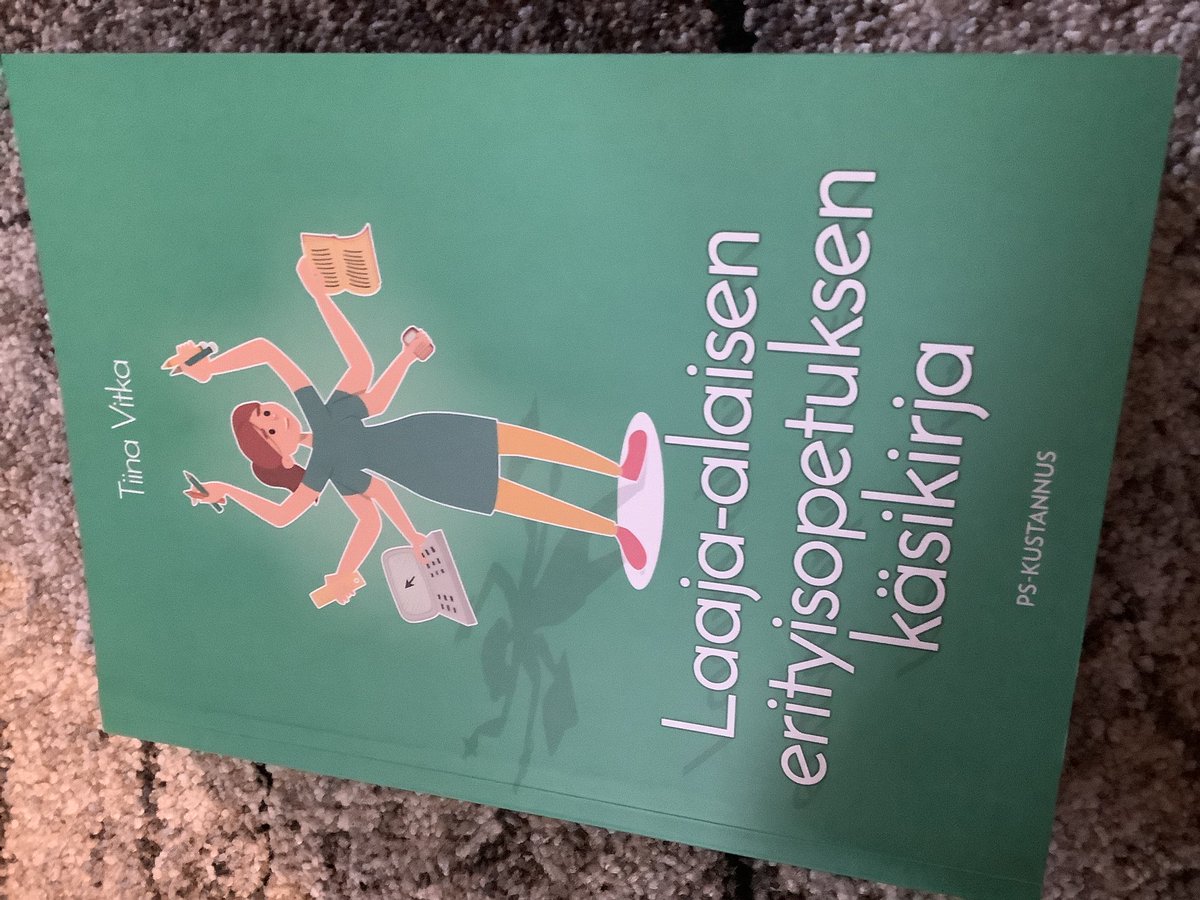TiitiMakela's tweet photo. Niin minun kirja:” Laaja-alainen erityisopettaja tekee työtä omalla persoonallaan, mutta OPPILAAN EDUN täytyy olla aina kaiken edellä.” Kiitos @TiinaVitka1 https://t.co/C2xrd8zoYh