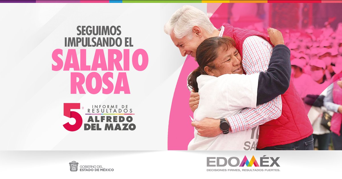 En el #Edoméx, encabezados por el Gobernador <a href="/alfredodelmazo/">Alfredo Del Mazo</a>, tenemos la satisfacción de haber avanzado mucho y la enorme responsabilidad de seguir trabajando por el bien de todos. #ResultadosDelMazo
¡Juntas y juntos #SeguimosDandoResultados!
#5toInformeEdoméx