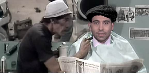 FelipeeMaarques's tweet photo. "El Uribe del 577" con tu barbero! @gustavouribe #LiveCNNBrasil ✂😂 https://t.co/5Q3u4TVa7M