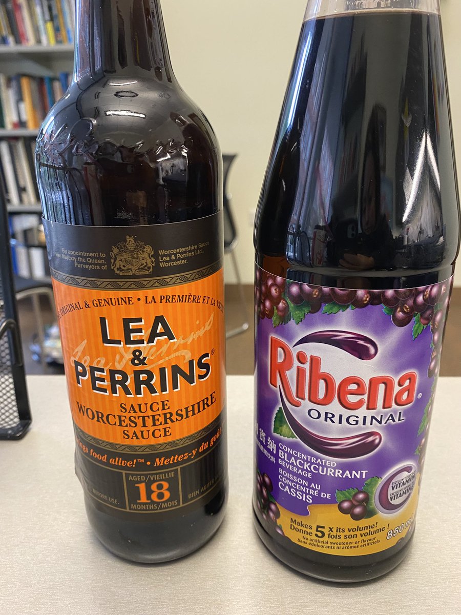 cheeflo's tweet photo. Not touched in my office since 2020:
Lea & Perrins (opened)
Ribena (unopened)
Both with best before mid 2021 dates.
Friends, I am asking you today in this YOOL 2022: would you?
(Note: they were gifts from Canada) https://t.co/c6az5MwAAy