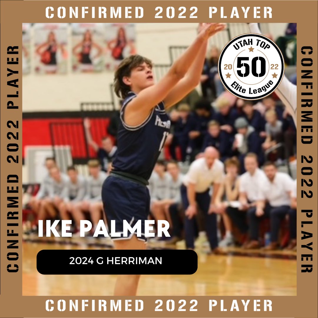 Utah Top 50 Elite League (@utahtop50league) on Twitter photo 🚨Ike Palmer🚨2022 Confirmed Top 50 Player <a href="/IkePalmer3/">Ike Palmer</a> #ut50 #utahtop50 #ironsharpensiron #utahhighschoolbasketball 🚨Ike Palmer🚨2022 Confirmed Top 50 Player <a href="/IkePalmer3/">Ike Palmer</a> #ut50 #utahtop50 #ironsharpensiron #utahhighschoolbasketball