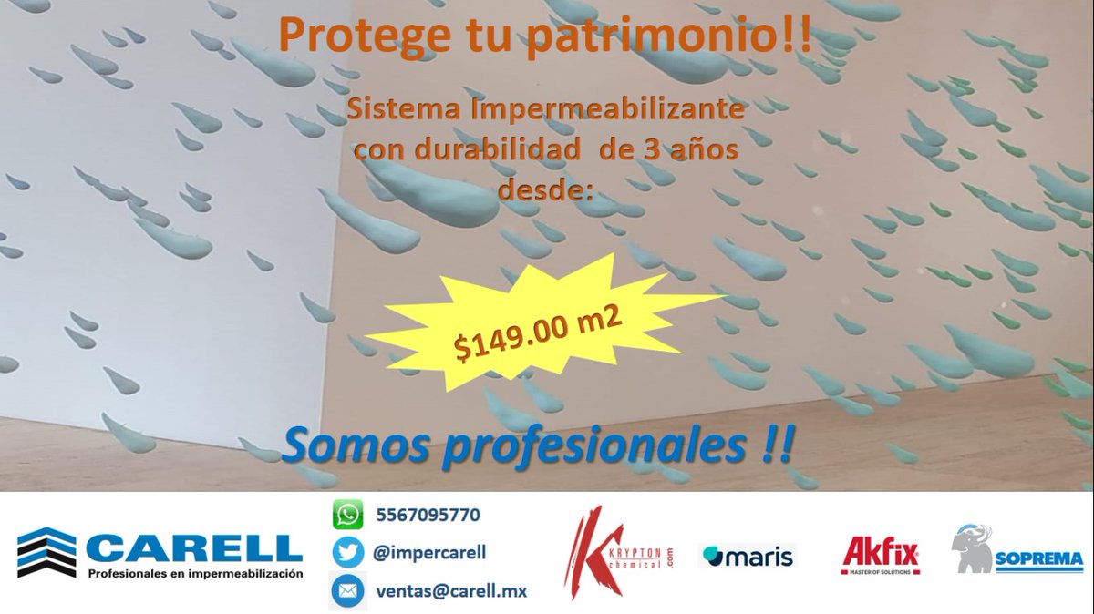 CARELL Profesionales en Impermeablización tweet media