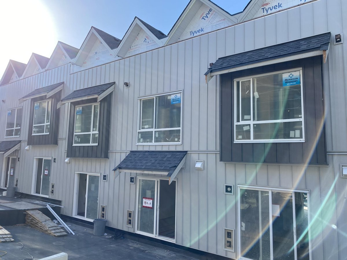 WestOneTeam's tweet photo. With continued construction activity, Sydney Townhomes by Trillium Projects is progressing steadily towards a mid to late Fall 2022 completion. Check out some of the progress below! https://t.co/FkENKWDQ9O