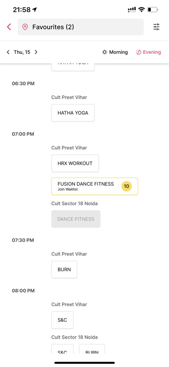 mayankgoel02's tweet photo. @cultfitOfficial Please justify this practice where a paying member is unable to book a certain session but a potential member can book a session? Please stop this unfair practice? As a member you make me question my choices. #unfairtradepractice https://t.co/74PvgOgLN7