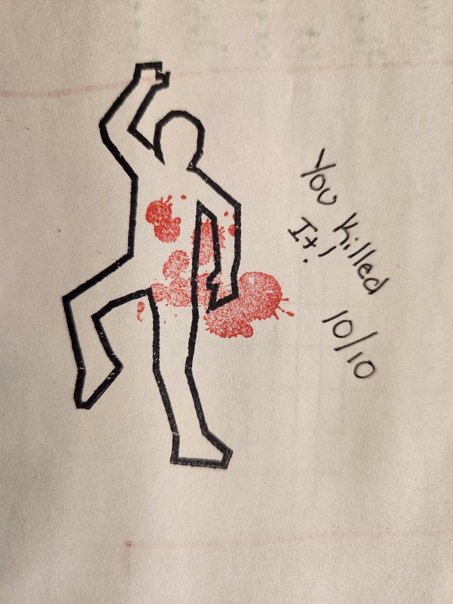 MissWardGHS's tweet photo. When your assignment feedback matches the forensic curriculum! Hahaha I crack myself up 🤣 https://t.co/KTV73AW4tY