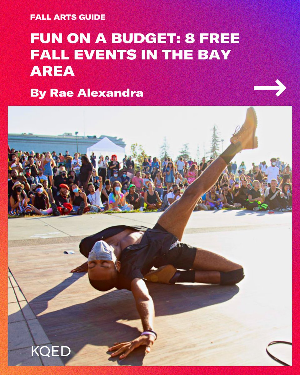 KQEDarts's tweet photo. 🧵Bay Area rents may break the bank, but there's a wealth of fun things to do that won't.
Next up on #KQEDFallArtsGuide, @Raemondjjjj’s got you covered for Bay Area events that won’t cost you a dime.
Read up: https://t.co/fddy0pHmna https://t.co/52qbfwlwws