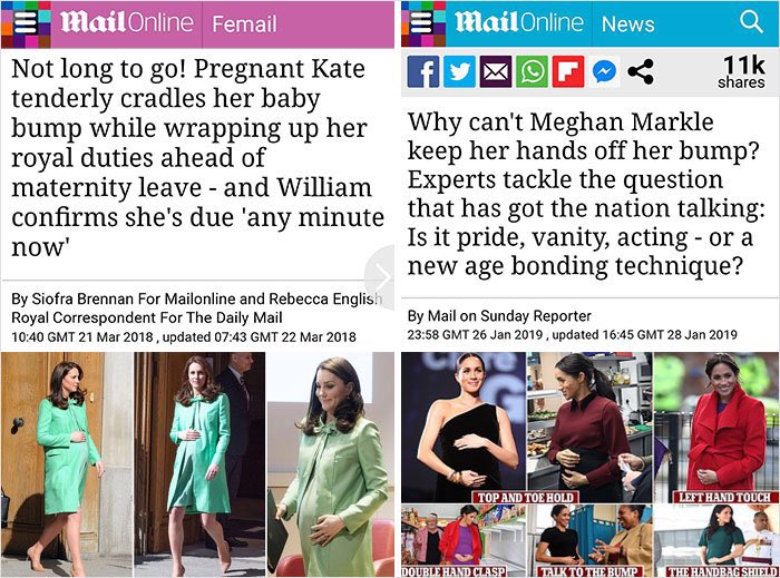 BlkBelleFlower's tweet photo. Y’all swear up and down that #GoHomeMeghanMarkle isn’t about racism.

If it isn’t, then explain why Meghan Markle gets slandered for doing the same things that Kate Middleton does with no criticism? https://t.co/l8qLIWUxeu