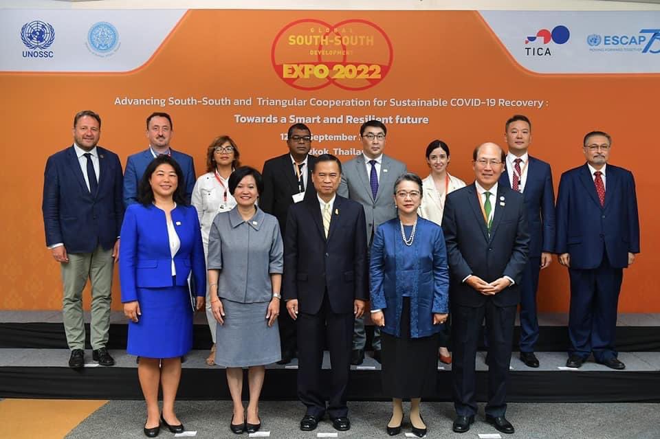.@UNDP🇹🇭 is pleased to join @unossc @unescap @mfathai on the 1st day of @southsouthexpo to highlight how #SouthSouth & #TrinagularCooperation are critical for developing countries to advancing the #SDGs achievement. Do not miss #GSSDExpo 2022 side event 👉bit.ly/3UfXlmn
