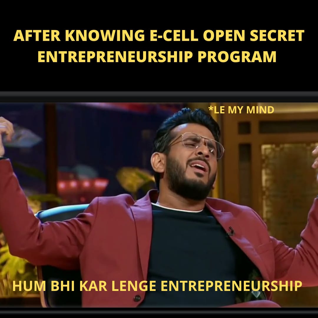 ecellnitr's tweet photo. Not sure how to start your own startup? *Entrepreneurship In College* by E-Cell is here with an opportunity to lead a business with full support and mentorship! Gain experience in FMCG and internship opportunity at Open Secret.
Register:https://t.co/DBJbUijX13
Deadline-15Sep'22 https://t.co/m5NFZnXYgw