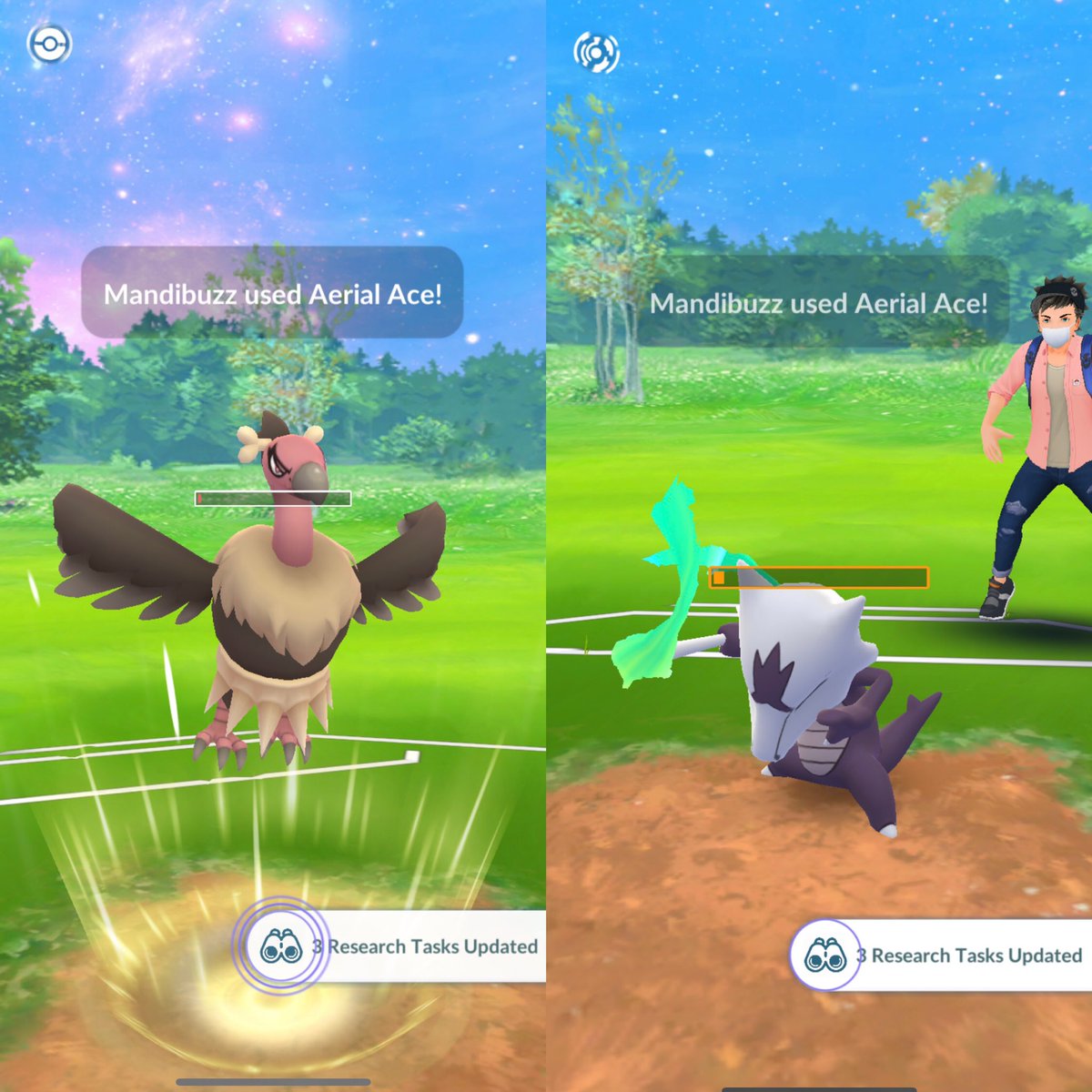 PoGoMaster12's tweet photo. #marowak has a tough skull. But #mandibuzz got the KO!
—
#pokemongo #pvp #season12 #greatleague https://t.co/zzR9NPEj12