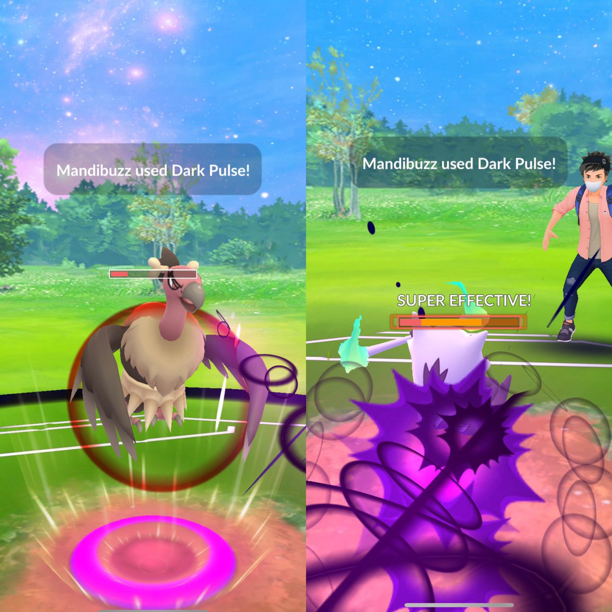 PoGoMaster12's tweet photo. #marowak has a tough skull. But #mandibuzz got the KO!
—
#pokemongo #pvp #season12 #greatleague https://t.co/zzR9NPEj12