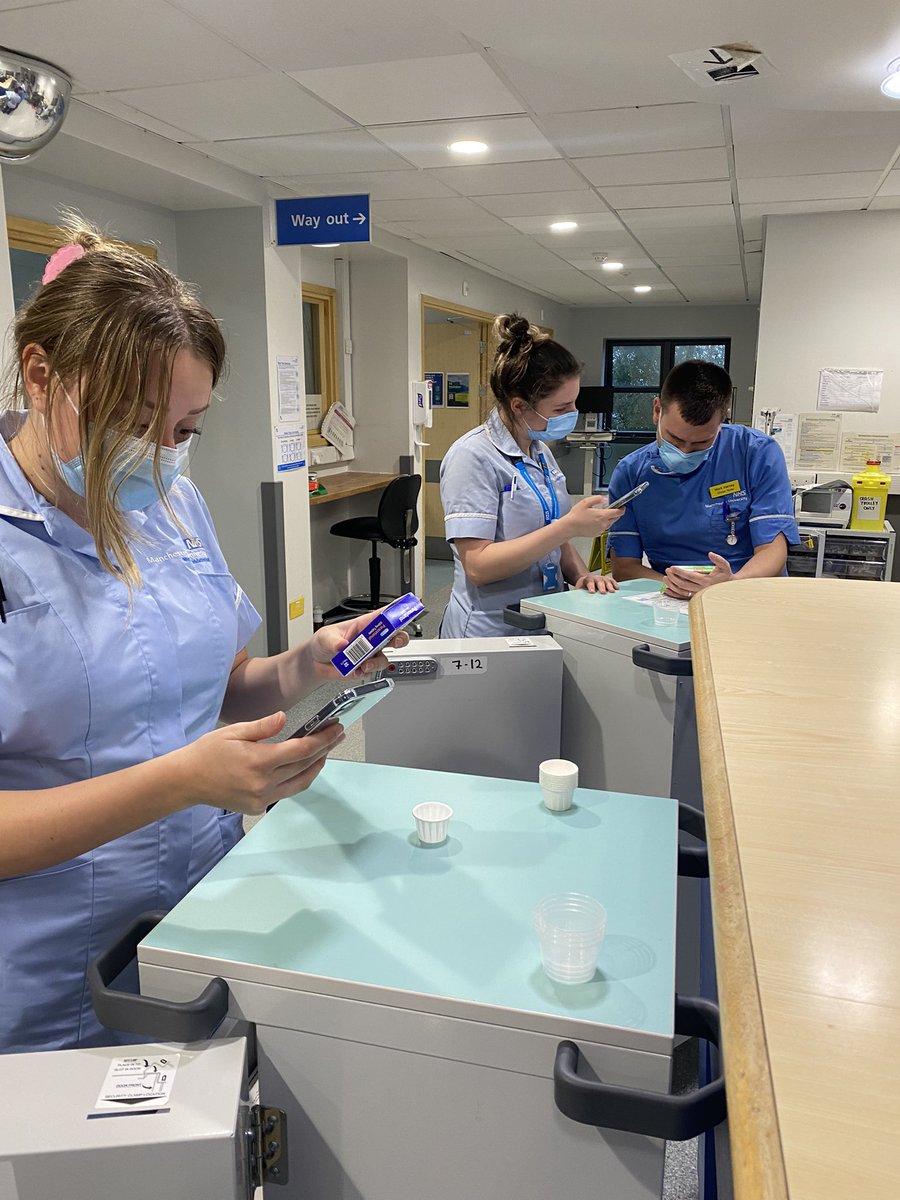 A2 nurses doing a MARvellous job administering medications using HIVE 💊 #ThriveWithHive