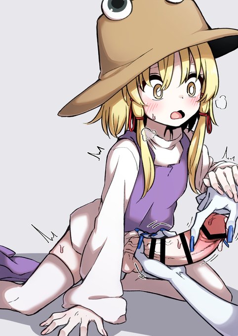 これはこの前の諏訪子さまのポーズを変えてちんちんを加えたやつ 