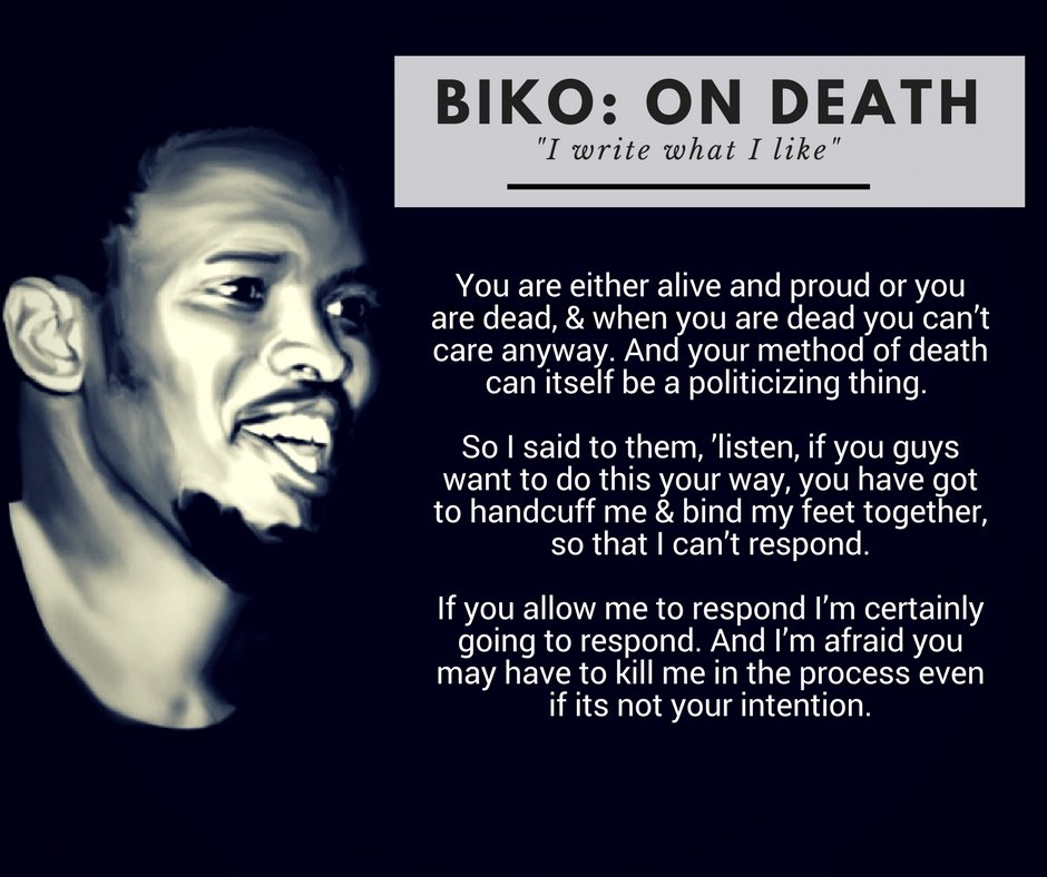 New_Afrikan_'s tweet photo. Long Live Comrade Biko, who was assassinated on this day 1977.
#SteveBiko
#IWriteWhatILike https://t.co/8oRZxKbKug