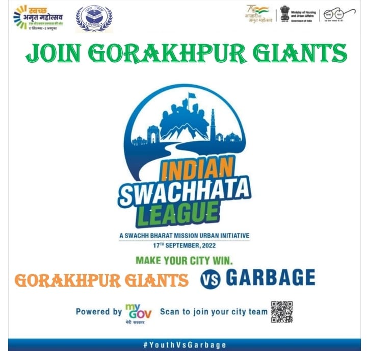 More than 1,800+ city teams are gearing up for #IndianSwachhataLeague!

Welcoming the following teams to the League: Team Hamirpur Unstoppable, Gorakhpur Giants, Aligarh Royal, and Marvelous Meerut. 

Have you signed up for your city team?