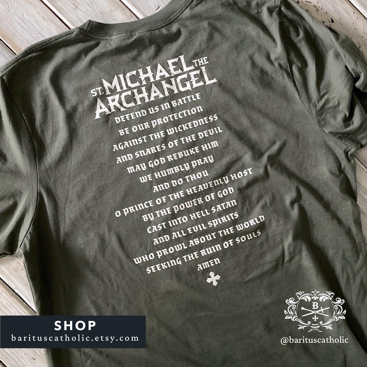 BaritusCatholic's tweet photo. These are back! Grab one while you can, this is the last stock of these for this year. https://t.co/pH05D7RwqS
#catholictwiter #catholictees https://t.co/iSxEoz01a0
