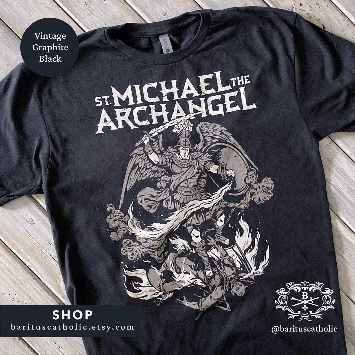 BaritusCatholic's tweet photo. These are back! Grab one while you can, this is the last stock of these for this year. https://t.co/pH05D7RwqS
#catholictwiter #catholictees https://t.co/iSxEoz01a0