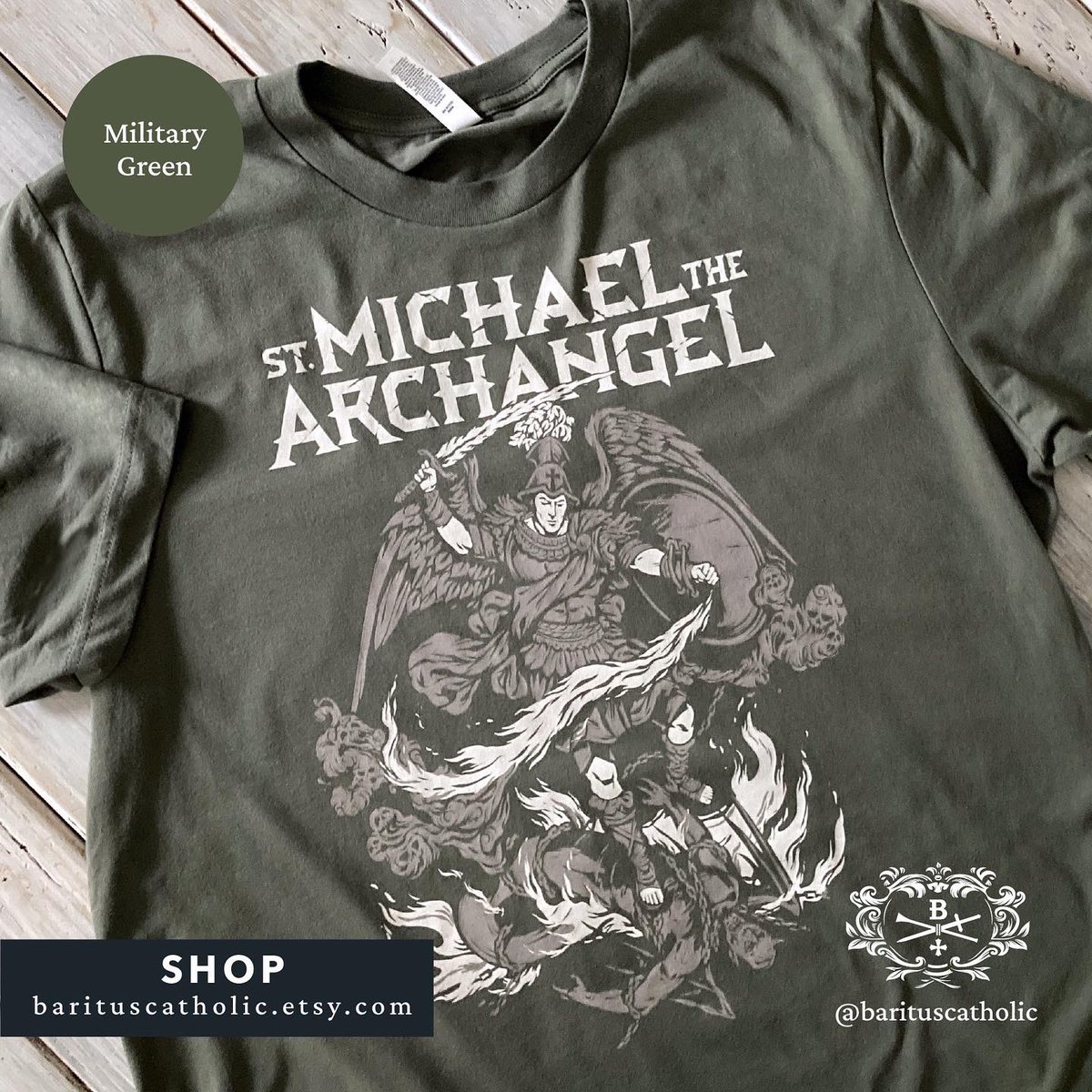 BaritusCatholic's tweet photo. These are back! Grab one while you can, this is the last stock of these for this year. https://t.co/pH05D7RwqS
#catholictwiter #catholictees https://t.co/iSxEoz01a0