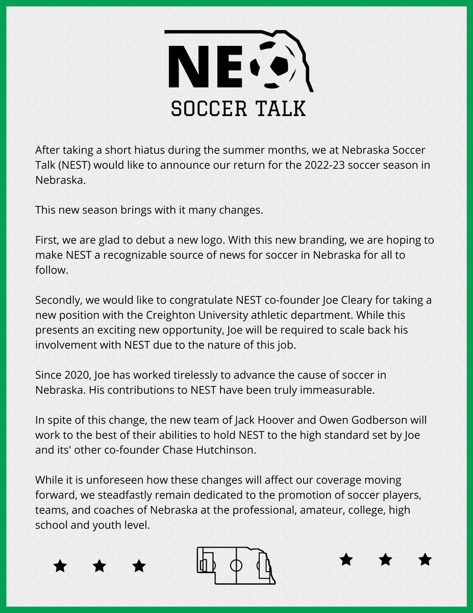 Nebraska Soccer Talk tweet media